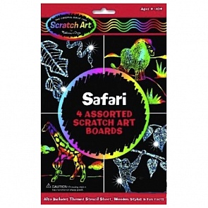 Набор для рисования Scratch art Сафари (Melissa&Doug, 5916M_md)